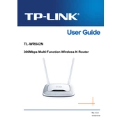 tp-link TL-WR842N manual cover