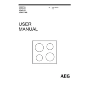 AEG HG60FXA, HG75FXB, HG90FXB, HG90FX-MB manual cover