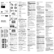 Sony SEL16F28 manual cover