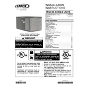 Lennox 15GCSX manual cover