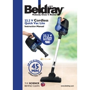 Beldray BEL0737 22.2 V Cordless Quick Vac Lite manual cover