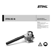 Stihl BG 46 manual cover