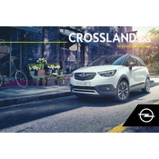 Opel Crossland X 2018 manual cover