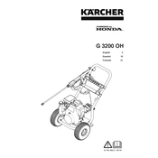 Karcher Honda G 3200 OH manual cover