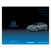 Honda Civic Hybrid 2012 Technology manual cover