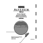 KORG WAVEDRUM Mini manual cover