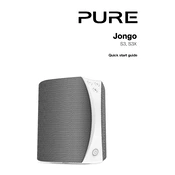 Pure Jongo S3 S3X manual cover