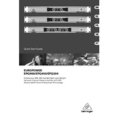 Behringer EPQ304 manual cover