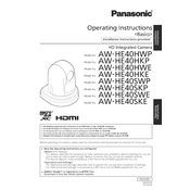 Panasonic AW-HE40HWP manual cover