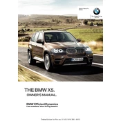 BMW X5 xDrive35d X5 Series 2013 manual cover