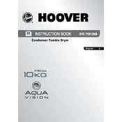 Hoover DYC 71013NB-80 manual cover