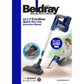 Beldray BEL0581 22.2 V Cordless Quick Vac Lite manual cover