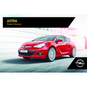 Opel Astra GCT 2016 manual cover