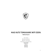 MSI MAG H670 Tomahawk WIFI DDR4 manual cover