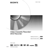 Sony RDR-VX535 manual cover