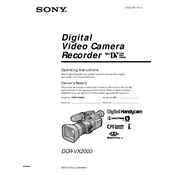 Sony DCR-VX2000 manual cover