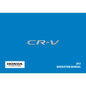 Honda CR-V 2017 manual cover