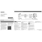 Sony MDR-ZX660AP manual cover