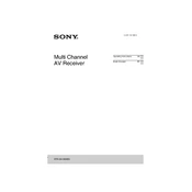 Sony STR-DA1800ES manual cover