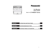 Panasonic CF-WEB301 Series manual cover