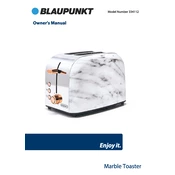 Blaupunkt B&M Marble Toaster 334112 manual cover