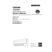 Carrier RAV-SP240KRT-UL manual cover