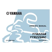 Yamaha TTR225R, TTR225RC 2003 manual cover