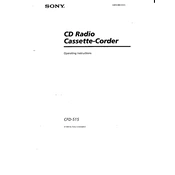 Sony CFD-515 manual cover