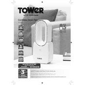 Tower B&M Cordless Desk Fan 370859 manual cover