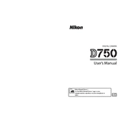 Nikon D750 manual cover