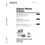 Sony DPP EX7 manual cover