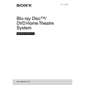 Sony BDV-N790W manual cover