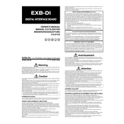 KORG EXB-DI manual cover