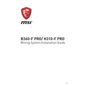 MSI B360-F Pro, H310-F Pro