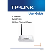 tp-link TL-WR740N manual cover