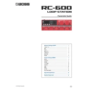 Boss RC-600 manual cover