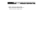 KORG X5DR manual cover