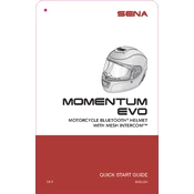 Sena Momentum Evo manual cover