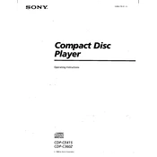 Sony CDP-C360Z manual cover