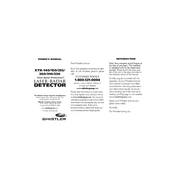 Whistler XTR150 Laser Radar Detector manual cover