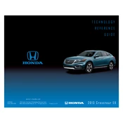 Honda Crosstour EX 2013 Technology manual cover