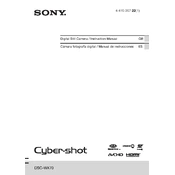 Sony DSC-WX70 manual cover