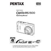 Ricoh Pentax Optio RS1500 manual cover