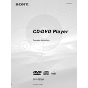 Sony DVP-S570D manual cover