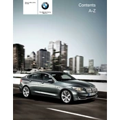 BMW 535i Gran Turismo 5 Series 2011 manual cover