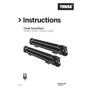 Thule Snowpack 732401 manual cover