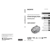 Sony HDR-HC5 manual cover