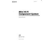 Sony MHC-W77AV manual cover