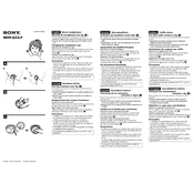 Sony MDR-Q22LP manual cover