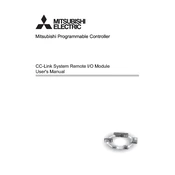 Mitsubishi Electric CC Link System Remote manual cover